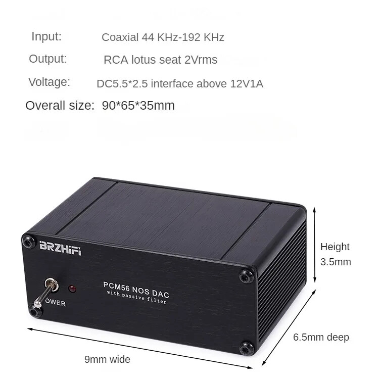 PCM56 *2 Класическа HIFI декодерна платка Коаксиален цифров към аналогов аудио DAC декодер 16BIT 48K Повече от TDA1541 DC12V