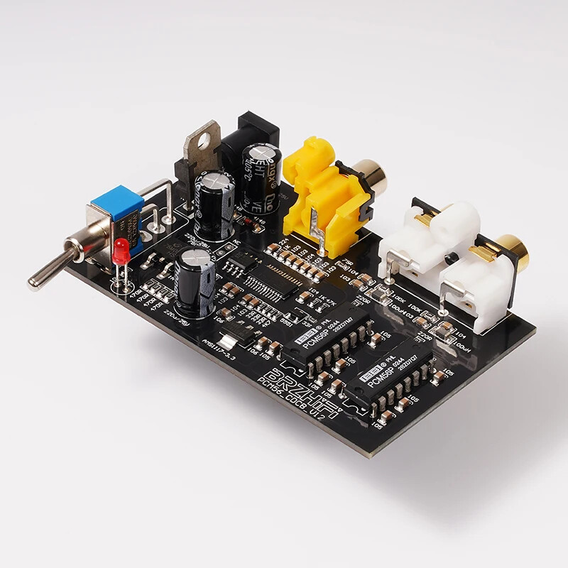 PCM56 *2 Класическа HIFI декодерна платка Коаксиален цифров към аналогов аудио DAC декодер 16BIT 48K Повече от TDA1541 DC12V