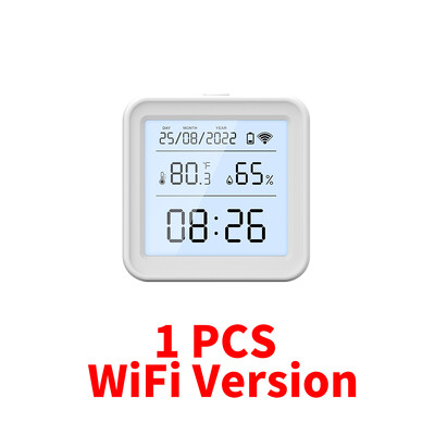 Tuya WIFI Zigbee temperatūros drėgmės jutiklis patalpų termometro detektorius Smart Life nuotolinio valdymo pulto palaikymas Alexa Google Home