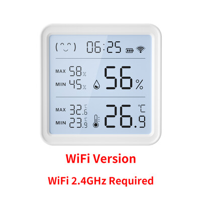 „Tuya WiFi“ temperatūros drėgmės jutiklis, skirtas „Smart Home“ apšvietimui, higrometro termometras, suderinamas su „Bluetooth APP“ nuotolinio valdymo pultu