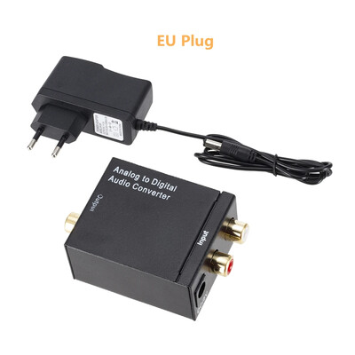 Analoog-digitaalmuundur ADC heli analoog-digitaalmuundur (optiline/koaksiaalne) optiline koaksiaalne RCA Toslink SPDIF-adapter