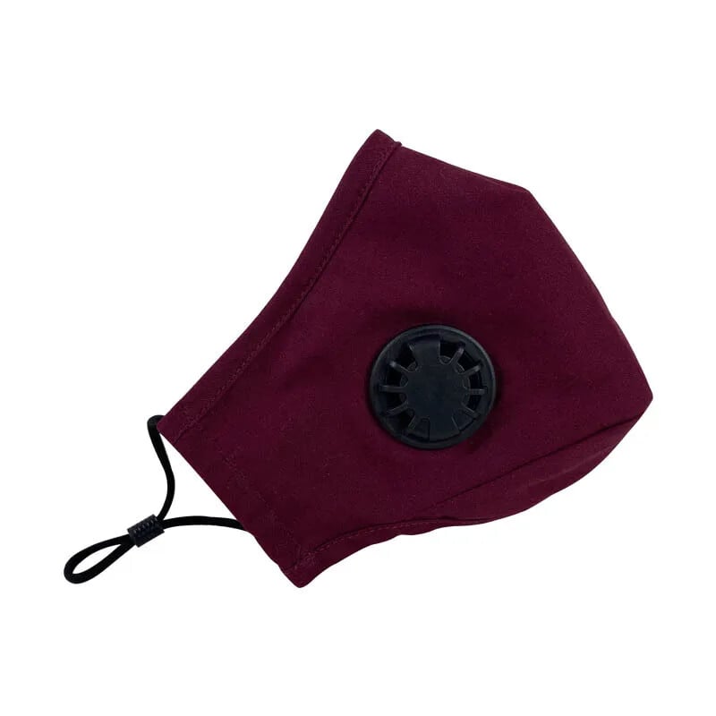 Puuvillane näomask hingamisklapi filtriga Korduvkasutatavad pestavad maskid Fashion Mouth näomask tolmuvastane aktiivsüsi PM2.5