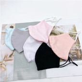 Pure Cotton Fashion naiste täiskasvanutele mõeldud suumask tolmu- ja tuulekindel näokaitse uduvastane, hoiavad soojas hingavad peomaskid