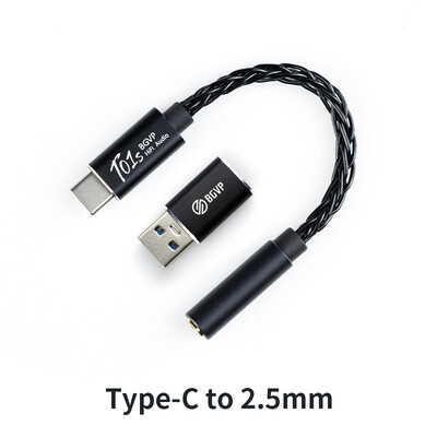 BGVP T01s USB DAC AMP Adapter Type-C/Lightning līdz 2,5/3,5/4,4mm augstas izšķirtspējas audio kabeļa austiņu pastiprinātājs Android hidizs