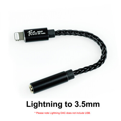 BGVP T01s USB DAC AMP Adapter Type-C/Lightning līdz 2,5/3,5/4,4mm augstas izšķirtspējas audio kabeļa austiņu pastiprinātājs Android hidizs