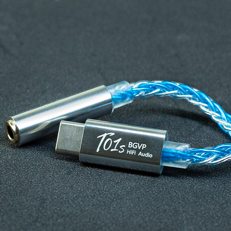 BGVP T01s USB DAC AMP Adapter Type-C/Lightning līdz 2,5/3,5/4,4mm augstas izšķirtspējas audio kabeļa austiņu pastiprinātājs Android hidizs