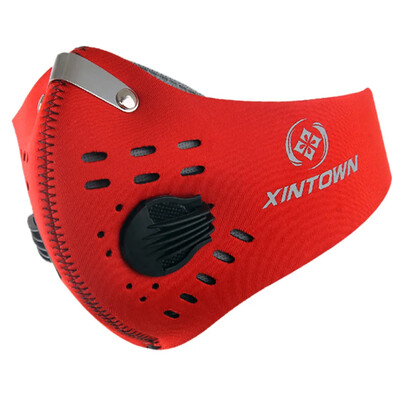 Lauko sportui skirtos daugkartinio naudojimo veido kaukės vyrams Dulkėms atsparios kaukės Aktyvuotos anglies dulkių kaukė su papildomu filtru medvilnės Halloween Cosplay
