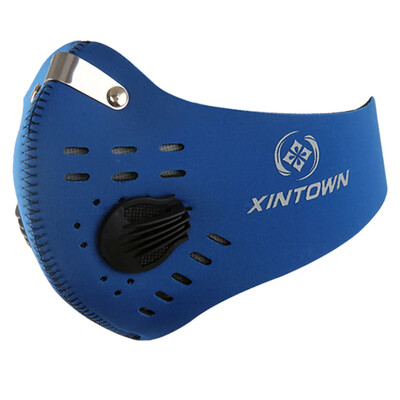 Lauko sportui skirtos daugkartinio naudojimo veido kaukės vyrams Dulkėms atsparios kaukės Aktyvuotos anglies dulkių kaukė su papildomu filtru medvilnės Halloween Cosplay