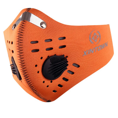 Lauko sportui skirtos daugkartinio naudojimo veido kaukės vyrams Dulkėms atsparios kaukės Aktyvuotos anglies dulkių kaukė su papildomu filtru medvilnės Halloween Cosplay