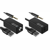 Audio stereo pārveidotājs no DAC ciparu uz optisko šķiedru/koaksiālo analogo 3,5 mm USB dekodera adapteris TV televizora pierīcei Xbox/PS4
