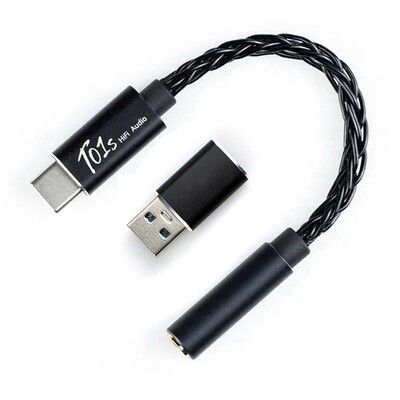 T01s DAC Audio Hifi austiņu pastiprinātājs C tipa USB uz 3,5 Mm ligzdu audio adapteris 32 bitu digitālais dekodētājs AUX pārveidotājs