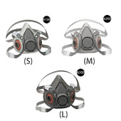 Nova industrijska 6100/6200/6300 maska za polu lice, prašina, plin, dišni sustav za slikanje, prskanje, poliranje, zaštita na radu, ženska/muška maska
