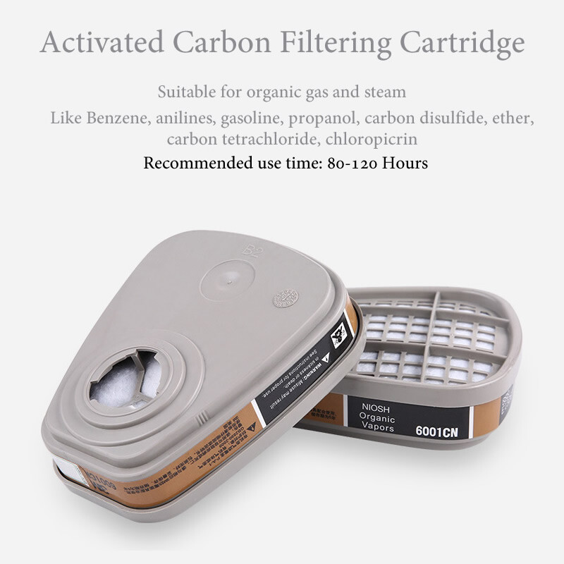 Nova industrijska 6100/6200/6300 maska za polu lice, prašina, plin, dišni sustav za slikanje, prskanje, poliranje, zaštita na radu, ženska/muška maska