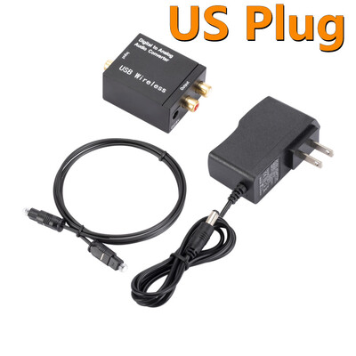 DAC digitālā uz analogo audio pārveidotājs Bluetooth 4.0 optiskās šķiedras Toslink koaksiālais signāls uz RCA R/L audio dekodera DAC pastiprinātāju