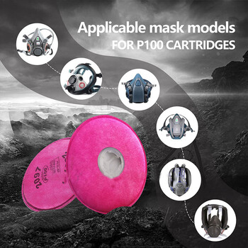 Lots of Painting Spray Industry 2091/2097 Φίλτρο σωματιδίων P100 for 6800 7502 6200 Series Respirator Dust Mask