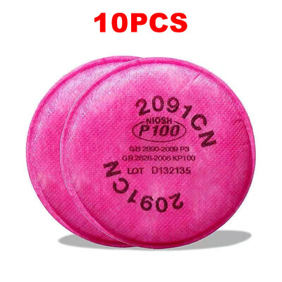 Daudz krāsošanas aerosola nozares 2091/2097 makrodaļiņu filtrs P100 priekš 6800 7502 6200 sērijas respiratora putekļu maska
