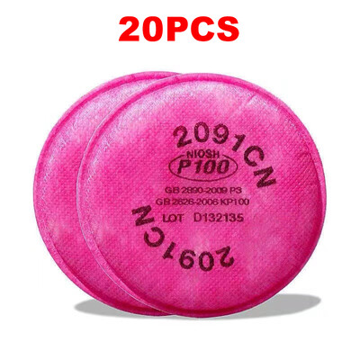 Daudz krāsošanas aerosola nozares 2091/2097 makrodaļiņu filtrs P100 priekš 6800 7502 6200 sērijas respiratora putekļu maska
