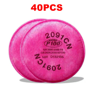 Daudz krāsošanas aerosola nozares 2091/2097 makrodaļiņu filtrs P100 priekš 6800 7502 6200 sērijas respiratora putekļu maska