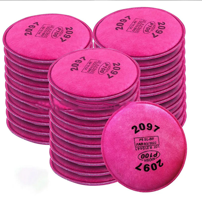 Palju värvimissprei tööstust 2091/2097 tahkete osakeste filter P100 6800 7502 6200 seeria respiraatori tolmumaski jaoks