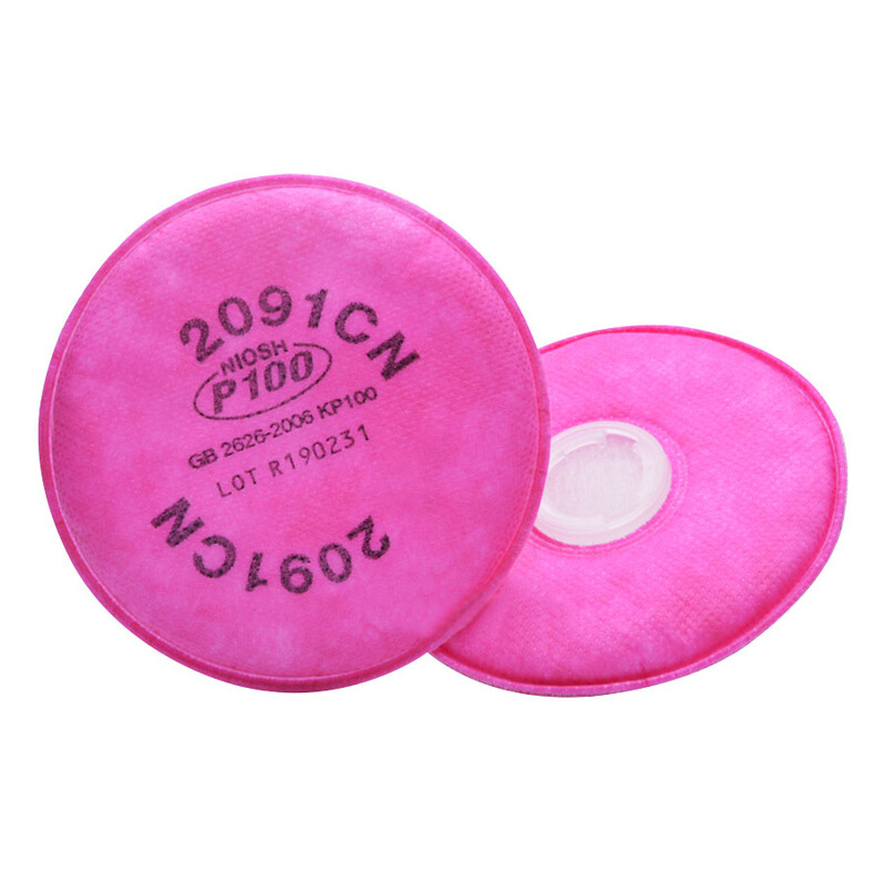 6200 Mask Tööstuslik tolmukindel PM2.5 Värvipihustamine 2091 Filtriga Puuvillane Kummi Respiraator värviga puidutöötlejatele