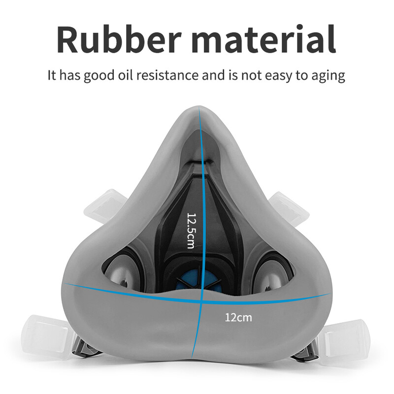 6200 Mask Tööstuslik tolmukindel PM2.5 Värvipihustamine 2091 Filtriga Puuvillane Kummi Respiraator värviga puidutöötlejatele