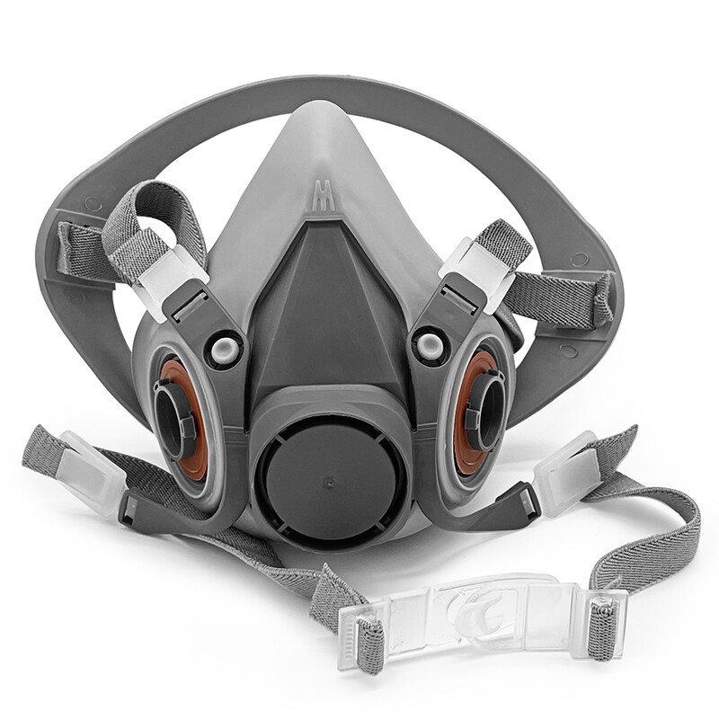 6200 Mask Tööstuslik tolmukindel PM2.5 Värvipihustamine 2091 Filtriga Puuvillane Kummi Respiraator värviga puidutöötlejatele