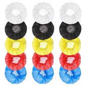 200 de bucăți capac de microfon de unică folosință, parbriz pentru microfon de mână pentru studio de înregistrare KTV Karaoke (culori mixte)