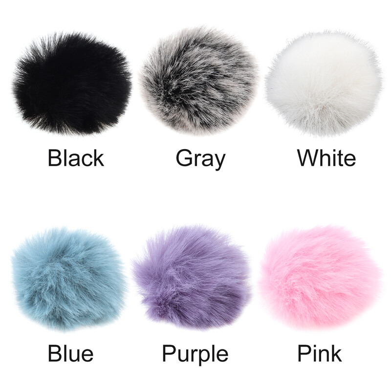 1-osaline tuulesumuti karvane välisklaas Lavalier revmikrofonile / minimikrofonidele, Lavalier mikrofoni esiklaas