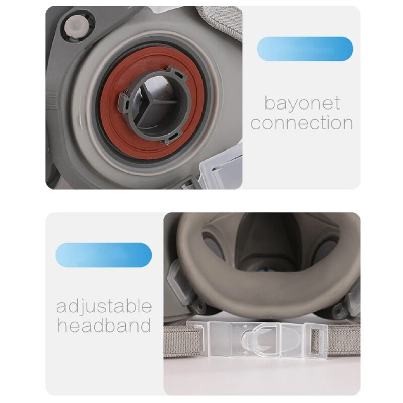 6200 Chemical Poole näo tolmukindel respiraator, tööstuslik värvimine pihustatav gaasimask kaitsvate udukindlate prillidega Ohutus töö