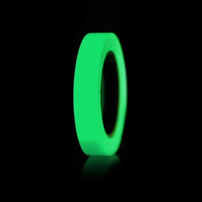1 m mirdzoša tumsā brīdinājuma lente Gaismas fluorescējoša nakts Pašlīmējošā uzlīme Drošības brīdinājuma lente Mājas virtuve