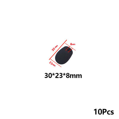 10 бр. Малки капаци за мини микрофон от пяна за микрофон на слушалки Капак за микрофон за защита на слушалки за микрофони Lavalier