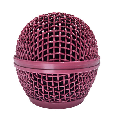 1 бр. За безжичен микрофон Shure SM58 Резервна метална решетка за микрофон Замяна на професионална част от главата на парти микрофона