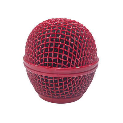 1 бр. За безжичен микрофон Shure SM58 Резервна метална решетка за микрофон Замяна на професионална част от главата на парти микрофона