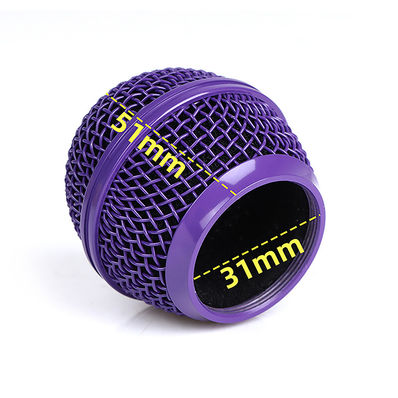 1 kom za Shure SM58 zamjenski bežični mikrofon Metalna rešetka mikrofona zamjenjuje dio glave profesionalnog mikrofona za zabave