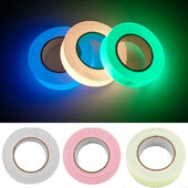 Neperšlampamos šviečiančios juostos Lipnios įspėjamosios juostos Naktinis matymas Švyti tamsoje Sauga Namų sodo apdaila