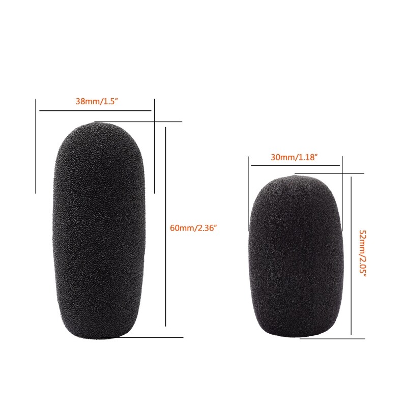 Предно стъкло от пяна, микрофон, предни стъкла, качествено покритие от пяна за микрофони за слушалки David Clark M-7