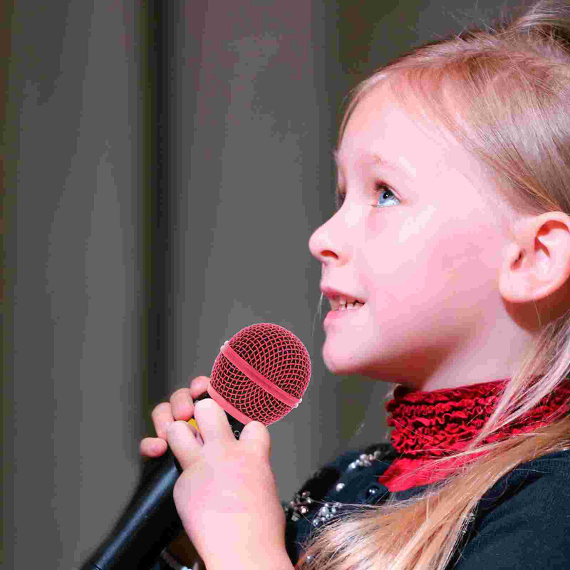 4 buc. Accesorii colorate pentru microfon Piese capac Grilă de schimb metalică Materiale plasă pentru înlocuirea petrecerii profesionale