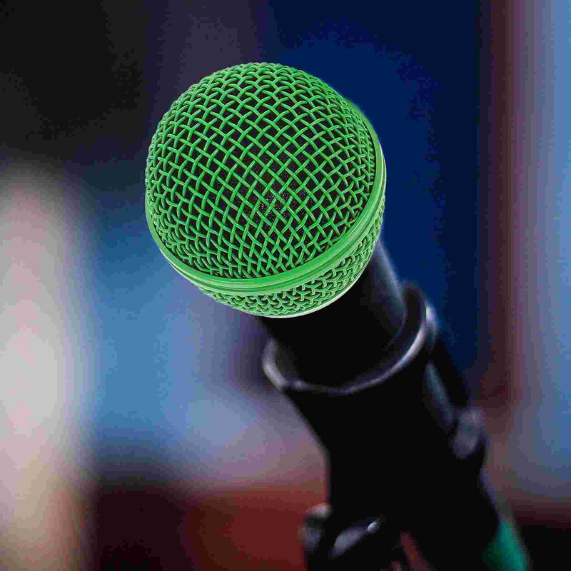 4 buc. Accesorii colorate pentru microfon Piese capac Grilă de schimb metalică Materiale plasă pentru înlocuirea petrecerii profesionale