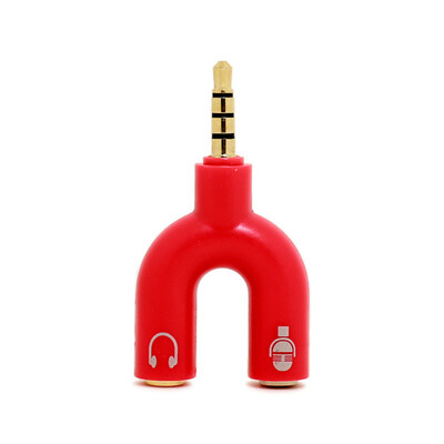 RYRA Dual Adapter Splitter 3.5mm Stereo Splitter Audio to Mic & Headset Jack Utičnica Adapter za mobitel PC Pretvarač slušalica