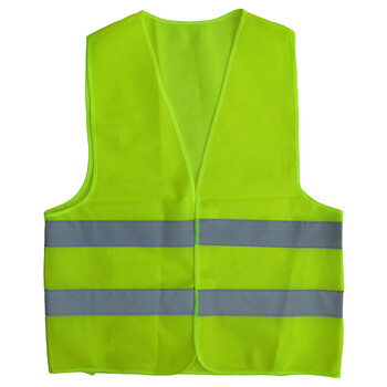 Γιλέκο υψηλής ορατότητας Breathable Multi-pocket Reflective Vest 2 Reflective Strip Railway Coal Miners Uniform for Driver Workers