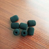 5 KOM crnih mikrofonskih slušalica, pjenastog spužvastog poklopca za mikrofon za vjetrobransko staklo