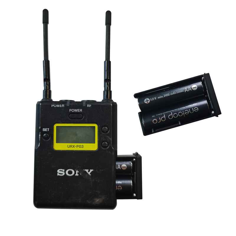 Compartiment pentru baterie Canfon pentru sistemul de microfon fără fir SONY UWP D11 UTX B03 /P3, suport de fixare pentru cutia de montare a bateriei