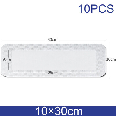 10 tk steriilne side, veekindel hingav padi, kleepuv kipsist haava hemostaasi kleebis esmaabi sidemega hädaabikomplekt