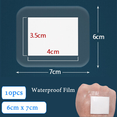 10 tk steriilne side, veekindel hingav padi, kleepuv kipsist haava hemostaasi kleebis esmaabi sidemega hädaabikomplekt