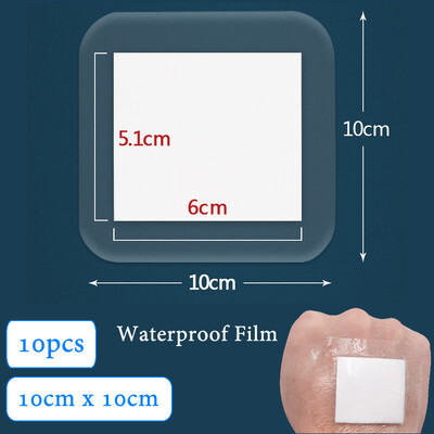 10 tk steriilne side, veekindel hingav padi, kleepuv kipsist haava hemostaasi kleebis esmaabi sidemega hädaabikomplekt