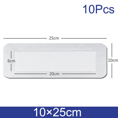 10 tk steriilne side, veekindel hingav padi, kleepuv kipsist haava hemostaasi kleebis esmaabi sidemega hädaabikomplekt