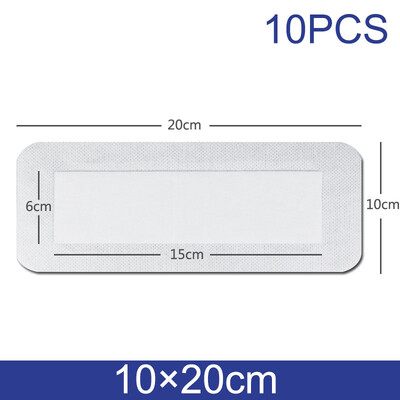 10 tk steriilne side, veekindel hingav padi, kleepuv kipsist haava hemostaasi kleebis esmaabi sidemega hädaabikomplekt
