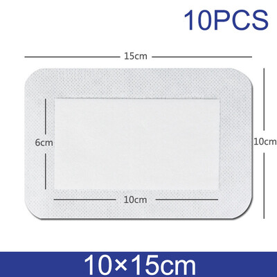 10 tk steriilne side, veekindel hingav padi, kleepuv kipsist haava hemostaasi kleebis esmaabi sidemega hädaabikomplekt