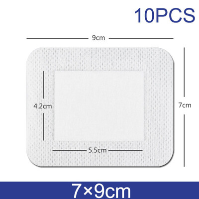 10 tk steriilne side, veekindel hingav padi, kleepuv kipsist haava hemostaasi kleebis esmaabi sidemega hädaabikomplekt