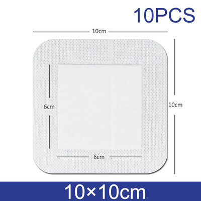 10 tk steriilne side, veekindel hingav padi, kleepuv kipsist haava hemostaasi kleebis esmaabi sidemega hädaabikomplekt
